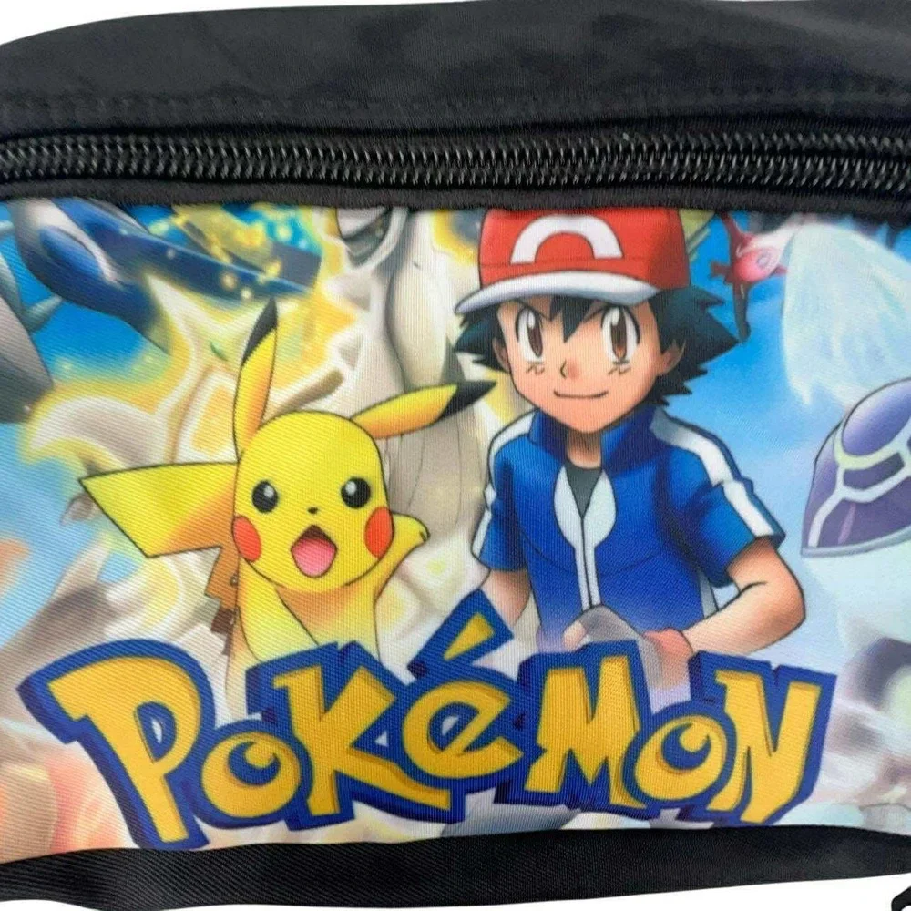 Pokemon Nintendo switch Pencil Case Double Zip Pikachu School Supply‎ Travel NEW